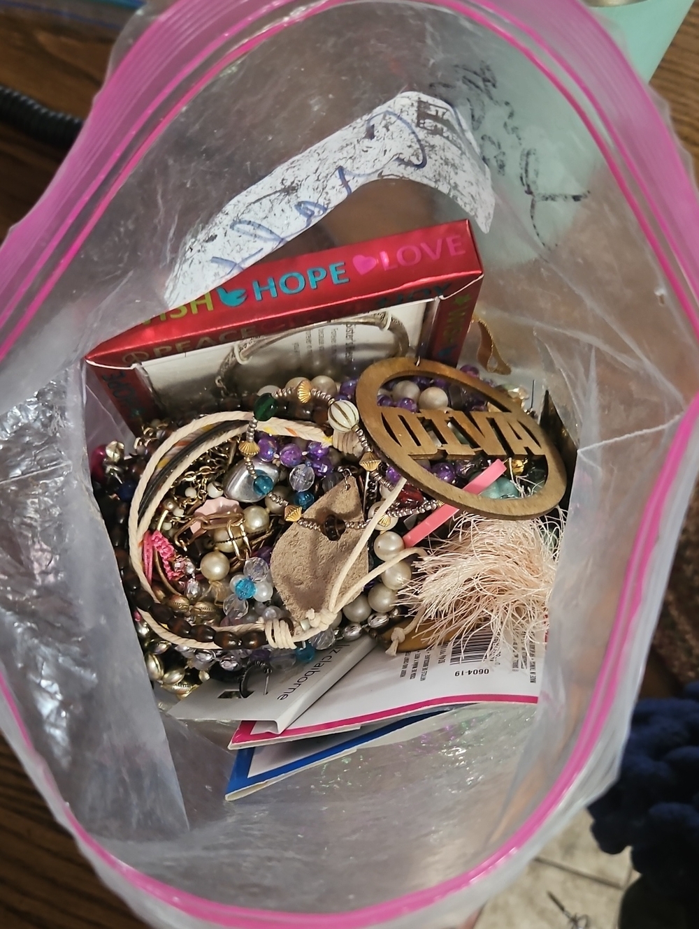 CRAFT BAG - 3.3# | Beads, Broken, Acrylic, Wearable Jewelry